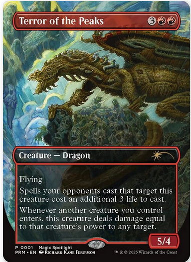Terror of the Peaks - Foil Artist Proof