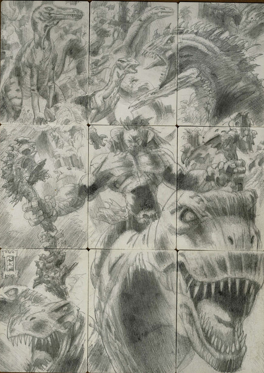 Custom Artist Proof Set - Jurassic Example