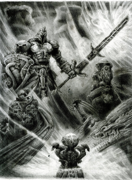 Magic Sketches: Dakkon, Shadow Slayer